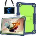 thumbnail image 1 of SOATUTO for Onn. 10.4" Tablet Pro 2023 Model: 100110603 Heavy Duty Protective Case Built in Shoulder Strap Kids Friendly Shell Case with Screen Protector for Onn 10.4 Tablet Pro - Navy+Green/1 Pcs, 1 of 6