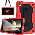 thumbnail image 1 of SOATUTO for Onn 8 inch Tablet Case (2024 Model 100135923) Built in Kickstand Heavy Duty Protective Case with Screen Protector for Onn 8 inch Gen 4 2024 Release Tablet (Red/Black/1 PC), 1 of 7