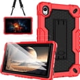 thumbnail image 1 of SOATUTO for Onn 8 inch Tablet Case (2024 Model 100135923) Built in Kickstand Heavy Duty Protective Case with Screen Protector for Onn 8 inch Gen 4 2024 Release Tablet (Red/Black/2 PCS), 1 of 7