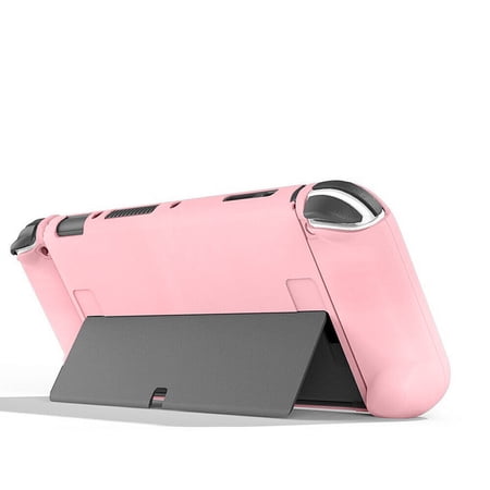 SOATUTO Protective Silicone Case for Nintendo Switch OLED Model 2021,Shockproof & Anti-Scratch 3 in 1 Protective Cover Case for Nintendo Switch OLED(Pink)