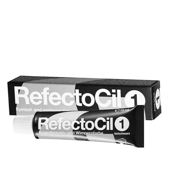 SOATUTO Refectocil Classic Tint Eyelash and Eyebrow Tinting 15ml / US Fast Shipping - Pure Black