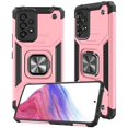 thumbnail image 1 of SOATUTO for Samsung Galaxy A53 6.5 inch Case Heavy Duty Shoftproof Military-Grade Armor Protective Case Cover with Built-in 360° Rotate Ring Kickstand Phone Case for Samsung Galaxy A53 5G - Rose Gold, 1 of 6