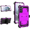 thumbnail image 1 of SOATUTO for Samsung Galaxy S22 Plus 5G Case Full-Body Protective Built-in Screen Protector Sand Belt Clip Dustproof Anti-Scratch Armor Phone Case Cover Samsung Galaxy S22 Plus 6.7 inch - Purple, 1 of 7