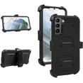 thumbnail image 1 of SOATUTO for Samsung Galaxy S22 Plus 5G Case Full-Body Protective Built-in Screen Protector Sand Belt Clip Dustproof Anti-Scratch Armor Phone Case Cover Samsung Galaxy S22 Plus 6.7 inch - Black, 1 of 7