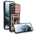 thumbnail image 1 of SOATUTO for Samsung S22 Plus Phone Case Military Grade Drop Rugged Cover with Camera Slide Anti-Scratch Protective 360° Rotate Stand Sturdy Shockproof Case for Samsung Galaxy S22 Plus 6.6" - Rose Gold, 1 of 6