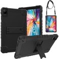 thumbnail image 1 of SOATUTO for TCL TAB 10 NXTPAPER 5G 10.4 Inch Tablet Case, Heavy Duty Protective Case Cover with Kickstand for TCL TAB 10 NXTPAPER 5G 10.4 Inch Model 9199S Tablet (Black/Black), 1 of 8