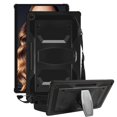 thumbnail image 1 of SOATUTO Tablet Case For Lenovo Chromebook Duet 5 Laptop 13.3" FHD Case with Shoulder Strap Kickstand Soft Silicone Hard Back Hybrid Armor Cover For Lenovo Duet Chromebook Case Duet 5 13 inch - Black, 1 of 6