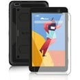 thumbnail image 1 of SOATUTO for Vankyo S8 Drangon Touch Y80 Tab Case with Screen Protector Rugged Hybrid Case Built-in Stand with Tempered Galass Film for Winnovo M8/TECLAST P80H P80X Mix Qlink Scepter 8"-Black+1 Pcs, 1 of 6