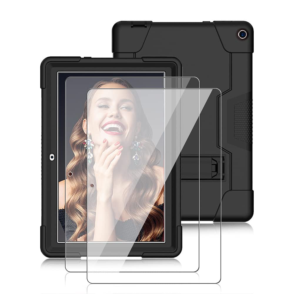 SOATUTO For Walmart Onn Pro Tablet Case With 9H HD Clear