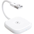 thumbnail image 1 of SOATUTO Wireless CarPlay Adapter for iPhone Dongle for Cars Convert Factory Wired CarPlay to Wireless CarPlay Online Update Plug Play Auto-Connect for Cars from 2015 & iPhone iOS 13+ (White-Square), 1 of 7