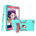 thumbnail image 1 of SOATUTO For iPad 9th 8th 7th Generation iPad 10.2 Inch Case Heavy-Duty Drop-Proof and Shock-Resistant Rugged Hybrid case with Kickstand For for New iPad Tab 10.2 inch 2021 2020 2019 - Green+Pink, 1 of 6