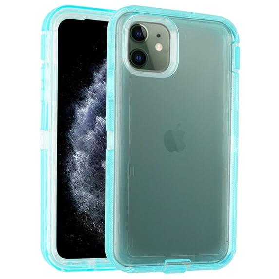 SOATUTO iPhone 11 Pro Max Case,Heavy Duty Rugged Full Armor Body Shockproof Protection Bumper Case,3 in1 Layers Hybrid TPU Rugged Rubber with Hard PC Panel Compatible with iPhone 11 Pro Max(Blue)