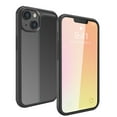 thumbnail image 1 of SOATUTO for iPhone 13 Mini 5.4 inch 2021 Phone Case Built-in Screen Protector Touch-Sensitive Clear 360° Full Body Flexible TPU Bumper Full Body Transparent Cover - Black, 1 of 8