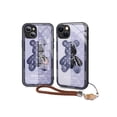 thumbnail image 1 of SOATUTO For iPhone 13 Mini Phone Case Cool Bear Shockproof Protection Case With Hand Strap Soft Silicone TPU Bumper and Hard PC Pattern Back Luxury Case For iPhone 13 Mini 5.4 inch - Blue, 1 of 7