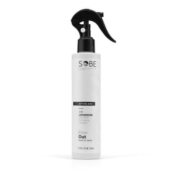 SOBE LUXE COLLECTION Heat Protectant Spray, 8 Fl Oz - Blow Dry, Thermal Styling For All Hair Types, Leaves Hair Shiny, Frizz-Free and Smooth Finish
