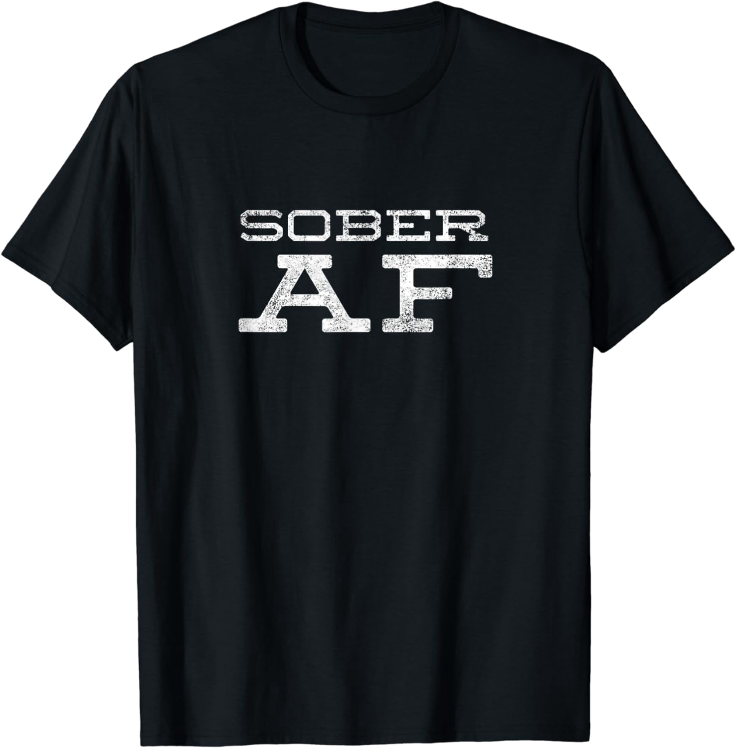 Sober AF Vinyl-Aufkleber #70725 – 10 Cm, Positives Zitat, Blau/grün, Für Auto, Laptop & Mehr