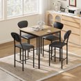 thumbnail image 1 of SOBREMESA Compact 4-Piece Dining Set: Modern Table & PU Leather Chairs for Small Spaces, 1 of 9