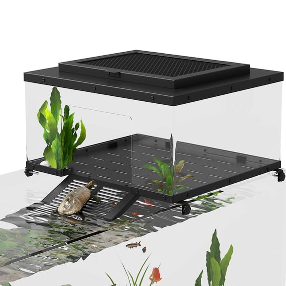 SOBREMESA Stainless Steel Turtle Basking Platform,Fits 18.5-21'' Wide, Extra Large