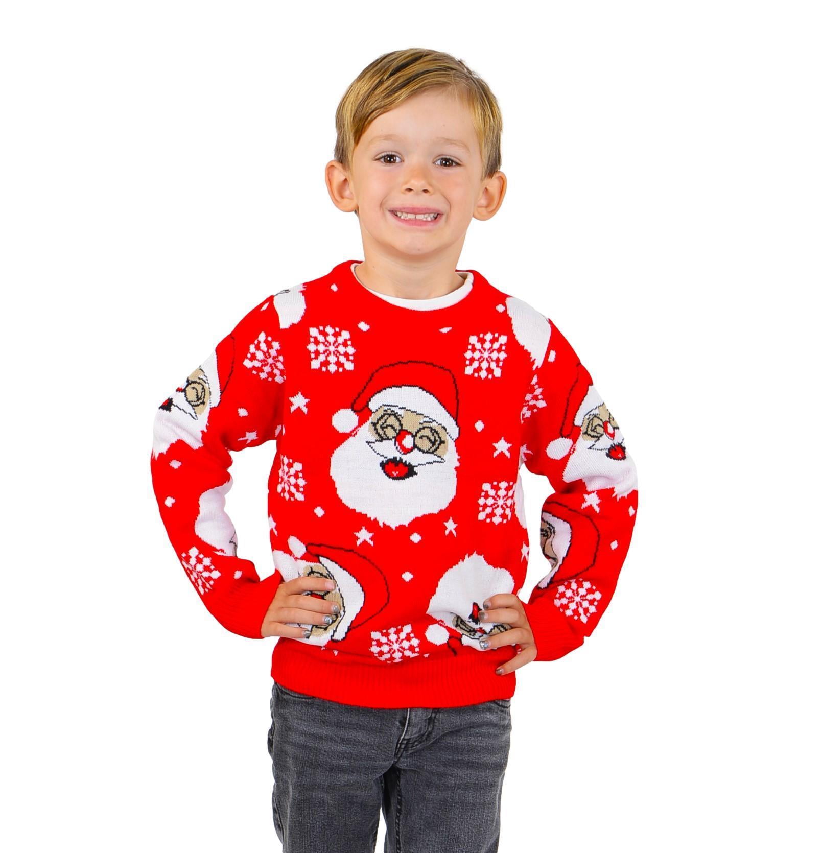 SOCAL LOOK Kids Ugly Christmas Sweater - Tacky Cute Holiday Pullover ...