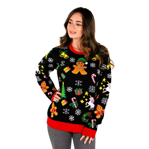 SOCAL LOOK Youth Ugly Christmas Sweater-Cute Holiday Pullover for Teens Big Boys & Girls 13/14 Years
