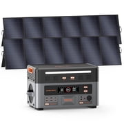 SOCAL PowerMax 3600 PE 3600W Portable Power with 2x500W Solar Panel, 2016Wh LiFePO4 Battery, Ultra-Fast Charging, EPS Backup, Smart App Control for Home Backup