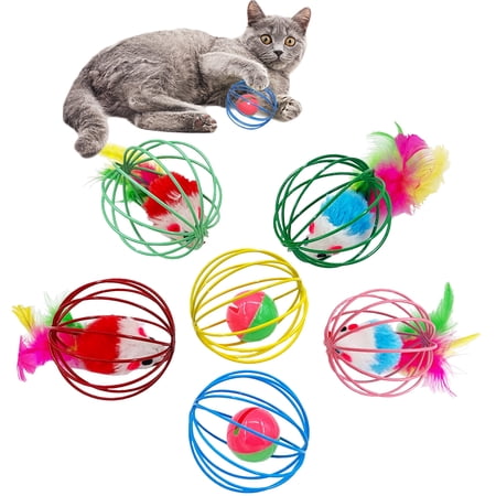 SOCATER Cat Bell Balls 6 Packs