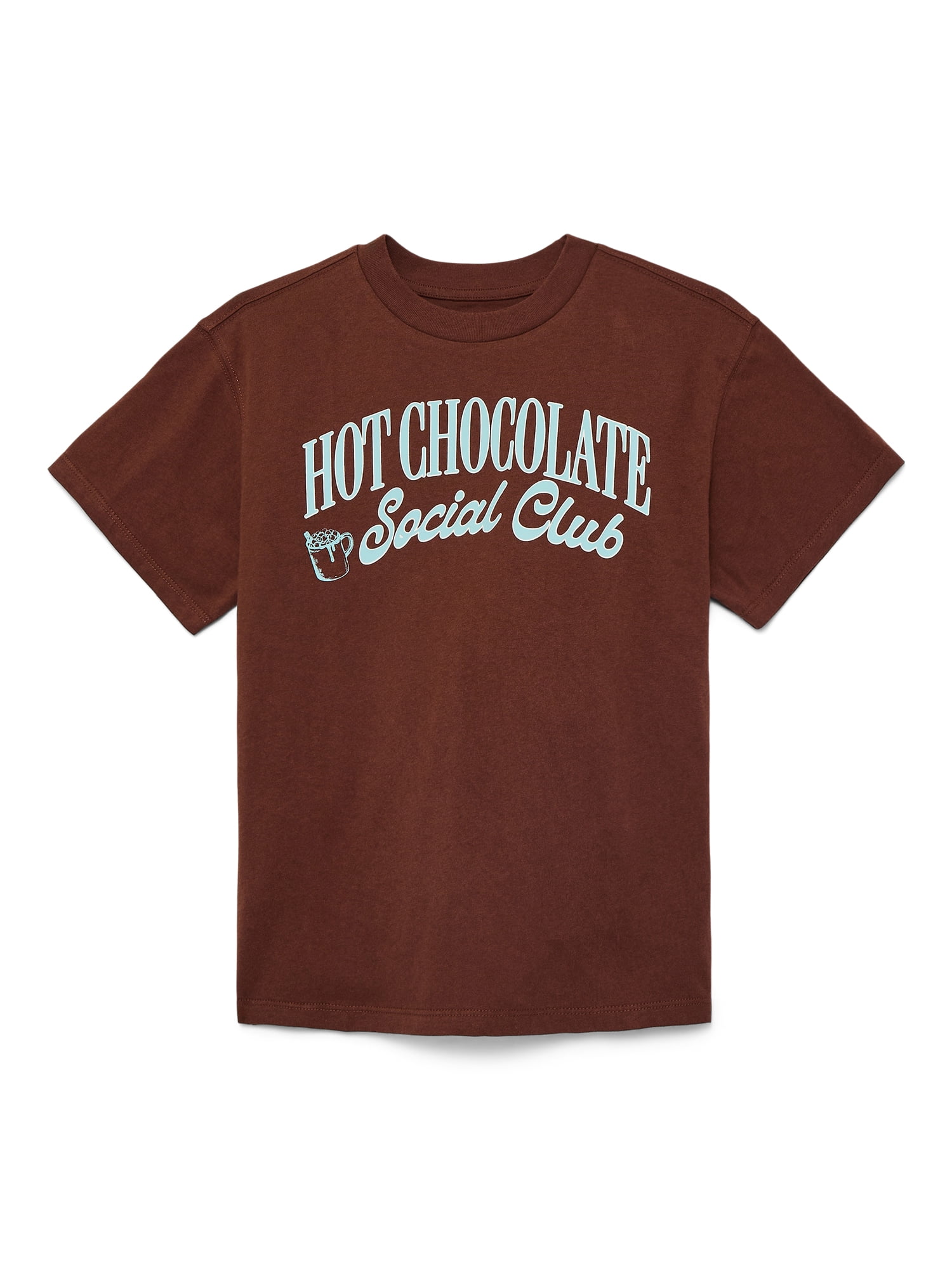 Weekend Academy Girls Short Sleeve Boxy Graphic T-Shirt, Sizes 4-18