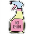 thumbnail image 1 of SOCIAL EXPRESSION IDIOT REPELLANT - Orignal Artwork Vinyl - Decal STICKER - 2.7" x 5.5", 1 of 1