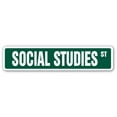 thumbnail image 1 of Social Studies Street Sign Teacher Course Educator School Civics | Indoor/Outdoor | 30" Wide, 1 of 5