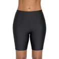 thumbnail image 1 of SOCIALA Women's Long Boardshort Swim Bottom High Waisted Tankini Swimwear Shorts, 1 of 6