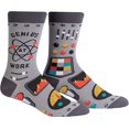 thumbnail image 1 of SOCK it to me Men's Crew Socks (mef0435),Genius at Work, 1 of 1