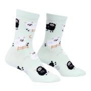 SOCK it to me Womens Crew Socks W0428,You Can Count on Me