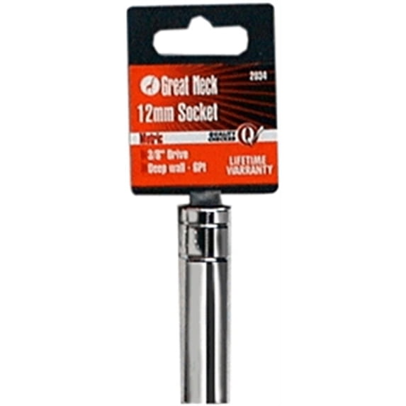 SOCKET,12MM DEEP 3/8"DR