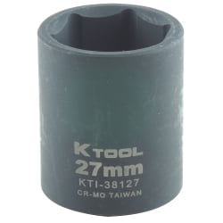 SOCKET IMPACT MET 1/2DR 27MM