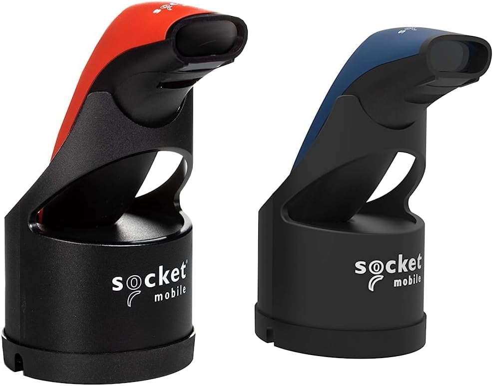 SOCKET Scan S700, 1D Barcode Scanner, Red & Charging Dock (CX3461-1929 ...