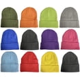 thumbnail image 1 of SOCKS'NBULK 12 Pack of Winter Beanie Hats Bulk for Men Women Kids, Wholesale Winter Hat Beanies, 1 of 7