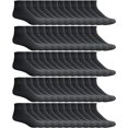 thumbnail image 1 of SOCKS'NBULK 120 Pairs Kids Ankle Wholesale Bulk Pack Athletic Sports Socks, Kids 6-8 (Shoe size 4-7.5), 1 of 4