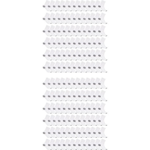 SOCKS'NBULK 144 Pairs Womens Lightweight Cotton Crew Socks Bulk, Homeless Donation Cheap, Wholesale Socks