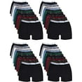 thumbnail image 1 of SOCKS'NBULK 180 Pack Mens Underwear Wholesale for Homeless Shelter Donations, Bulk Boxer Briefs Cotton Donating to Men in Need, 1 of 5
