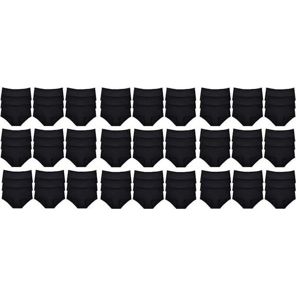 SOCKS'NBULK 180 Packs Womens 95% Cotton Soft Underwear Panties Briefs in Bulk, Size XX-Large