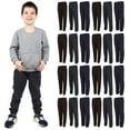 thumbnail image 1 of SOCKS'NBULK 24 Pack of Boys Jogger Bulk Sweatpants, Assorted Colors & Sizes from S,M,L,XL, Comfy Lounge Joggers for Kids, 1 of 7