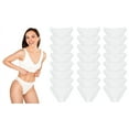 thumbnail image 1 of SOCKS'NBULK 24 Pack of Womens Underwear Panties in Bulk, Wholesale Ladies Brief Underpants, Homeless Charity Donation Multipacks (White, 5X-Large), 1 of 6
