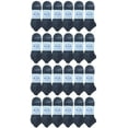 thumbnail image 1 of SOCKS'NBULK 24 Pairs of Low Cut Ankle Socks for Big Kids, Boys Girls, Bulk Pack Sock Size 6-8, 1 of 3