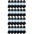 thumbnail image 1 of SOCKS'NBULK 24 Pairs of Low Cut Ankle Socks for Big Kids, Boys Girls, Bulk Pack Sock Size 6-8, 1 of 4