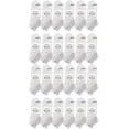 thumbnail image 1 of SOCKS'NBULK 24 Pairs of Low Cut Ankle Socks for Men and Women, Bulk Pack, 1 of 4