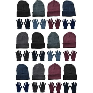 手袋 HALDEN [3pack set] muffler gloves beanie winter set (M041_gr Mens Womens Winter Beanie Hat Scarf Gloves Set Warm Woolen