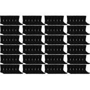 SOCKS’NBULK 240 Pair Bulk Wholesale Crew Socks, Men Women Children, Cotton Basic Wear (Kids 6-8, Black)