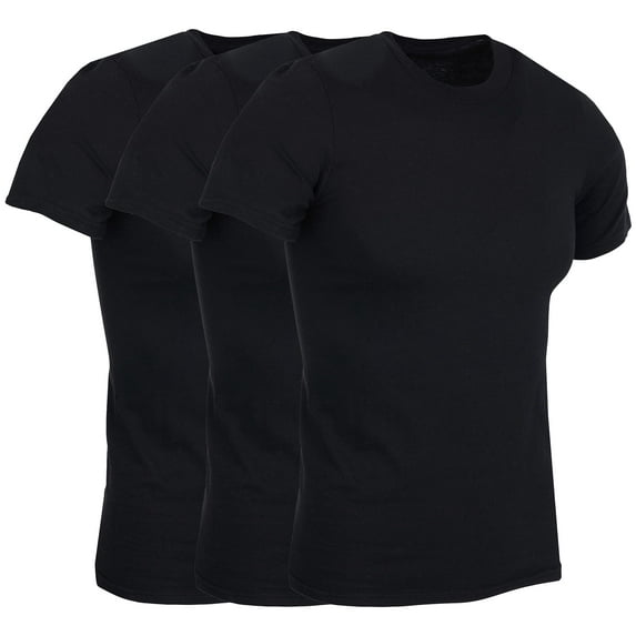 SOCKS’NBULK 3 Pack Mens Cotton Short Sleeve Lightweight T-Shirts, Bulk Crew Tees for Guys, Solid Bright Colors T-shirt