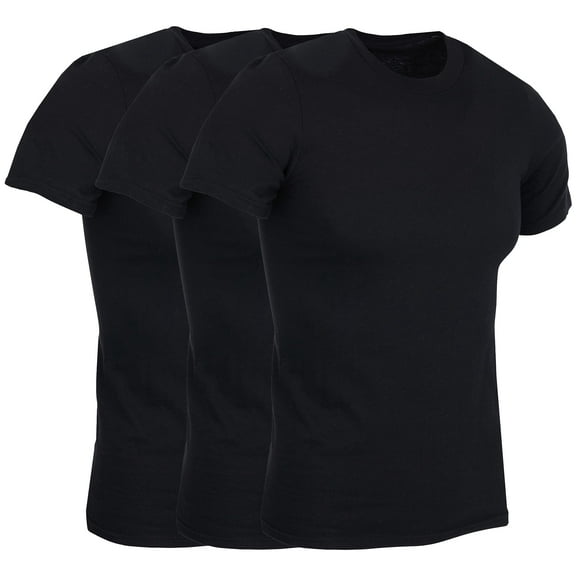 SOCKS’NBULK 3 Pack Mens Cotton Short Sleeve Lightweight T-Shirts, Bulk Crew Tees for Guys, Solid Bright Colors T-shirt