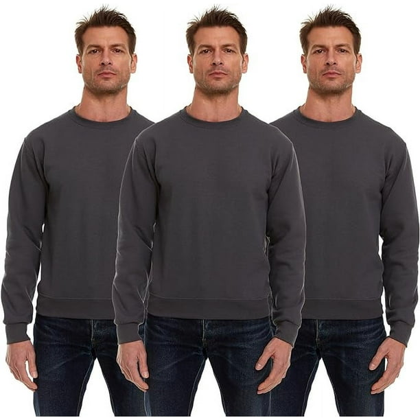 SOCKS NBULK 3 Packs Of Mens Crewneck Sweatshirts in Bulk Cotton Wholesale Screenprinting Sweat Shirts For Men Layer Shirt Walmart Business Supplies